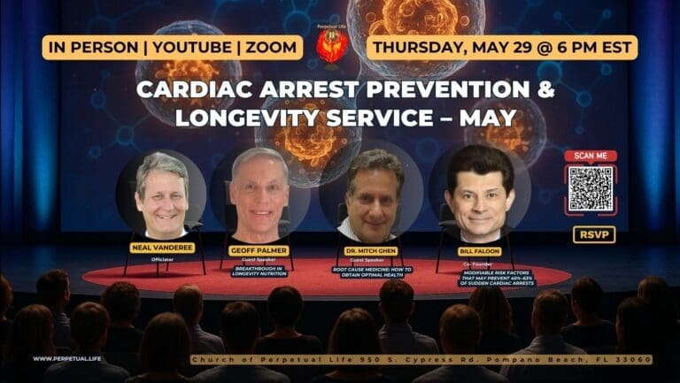 Cardiac Arrest Prevention & Longevity Service Hybrid Event (event header)