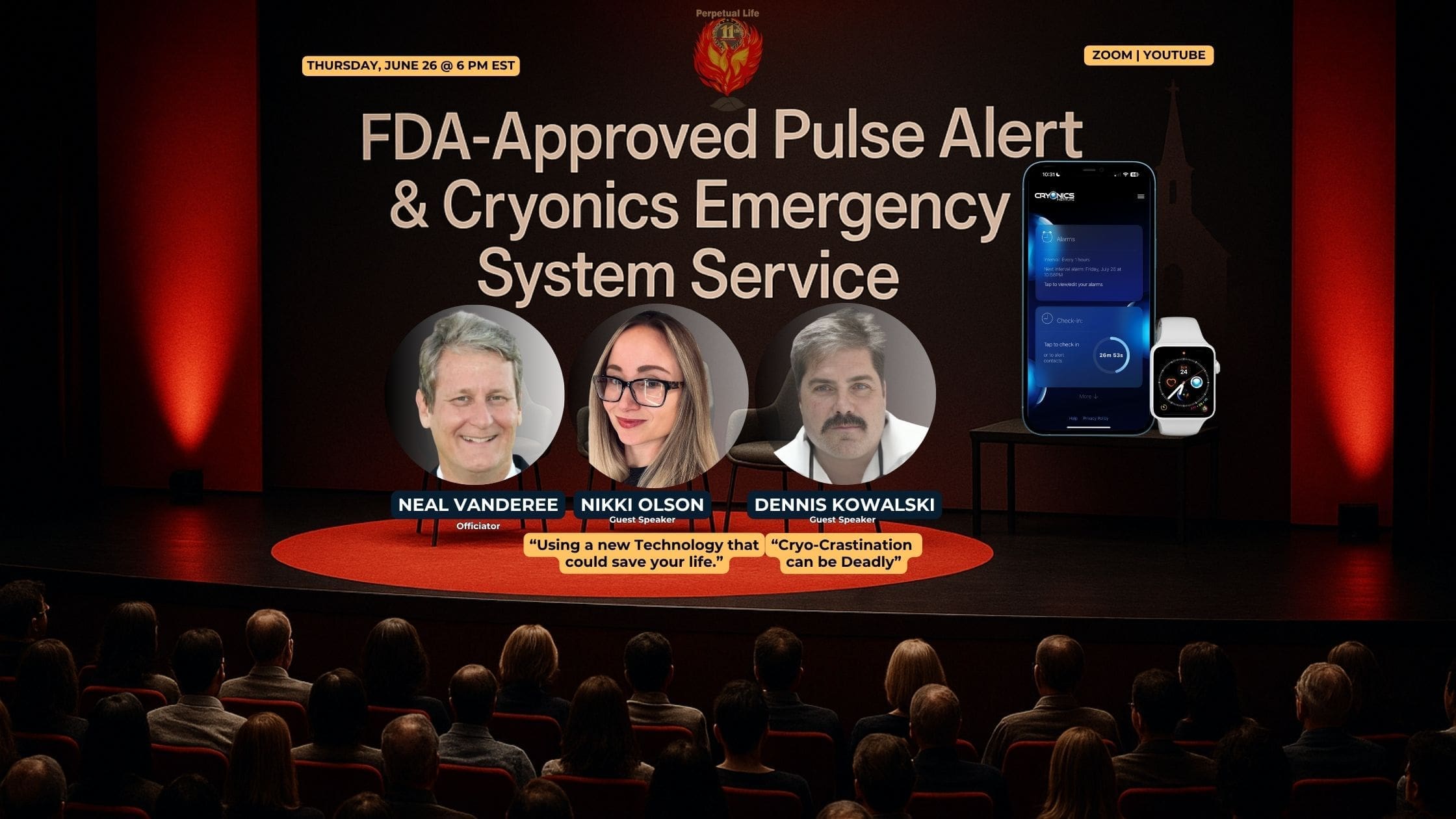 FDA-Approved Pulse Alert and Cryonics Emergency System June Service Banner